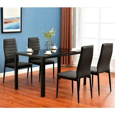 New 5/7 Piece Dining Table Set Different Style Tables Glass Metal Furniture Us