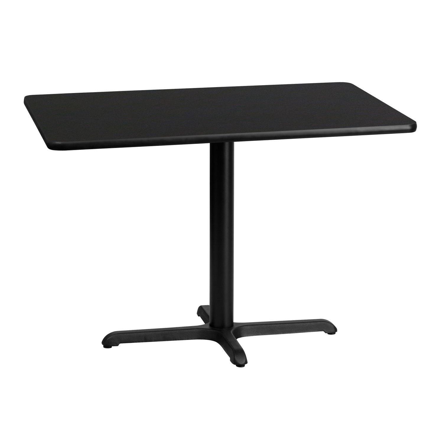 Flash Furniture 30'' X 42'' Rectangular Black Laminate Table