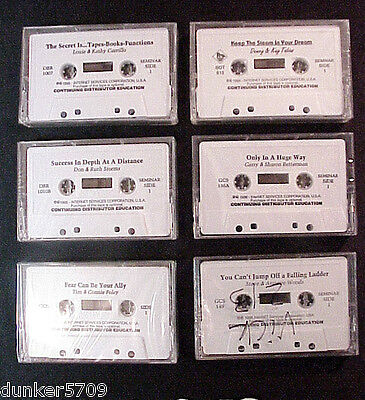 6 Amway Motivational Continuing Distributor Education Audio Cassettes - #10