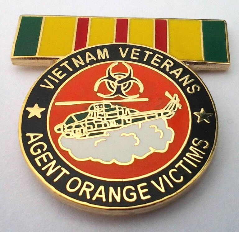 Vietnam Veterans Agent Orange Victims (1") Military Hat Pin P14819 Ee