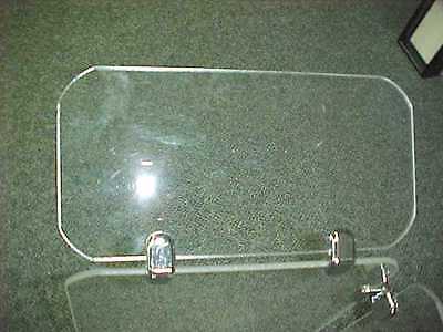 Deflectors For Drum Shield Panels Acrylic 24" X 12" With Chrome Connectors Drums