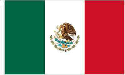 Mexico Sleeved Flag Suitable For Boats 45cm X 30cm