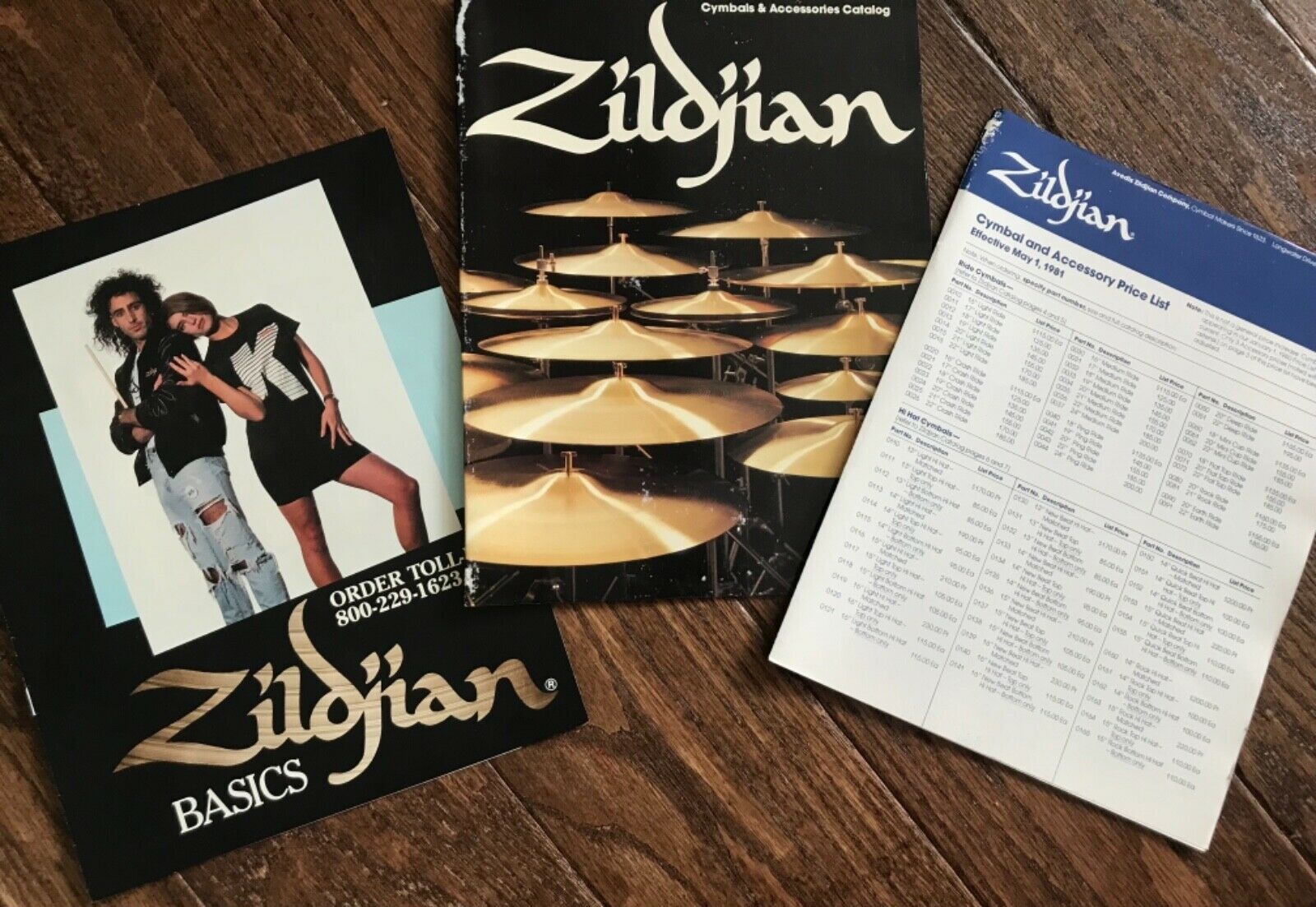 Zildjian Cymbals Vintage Catalog Very Good Condition