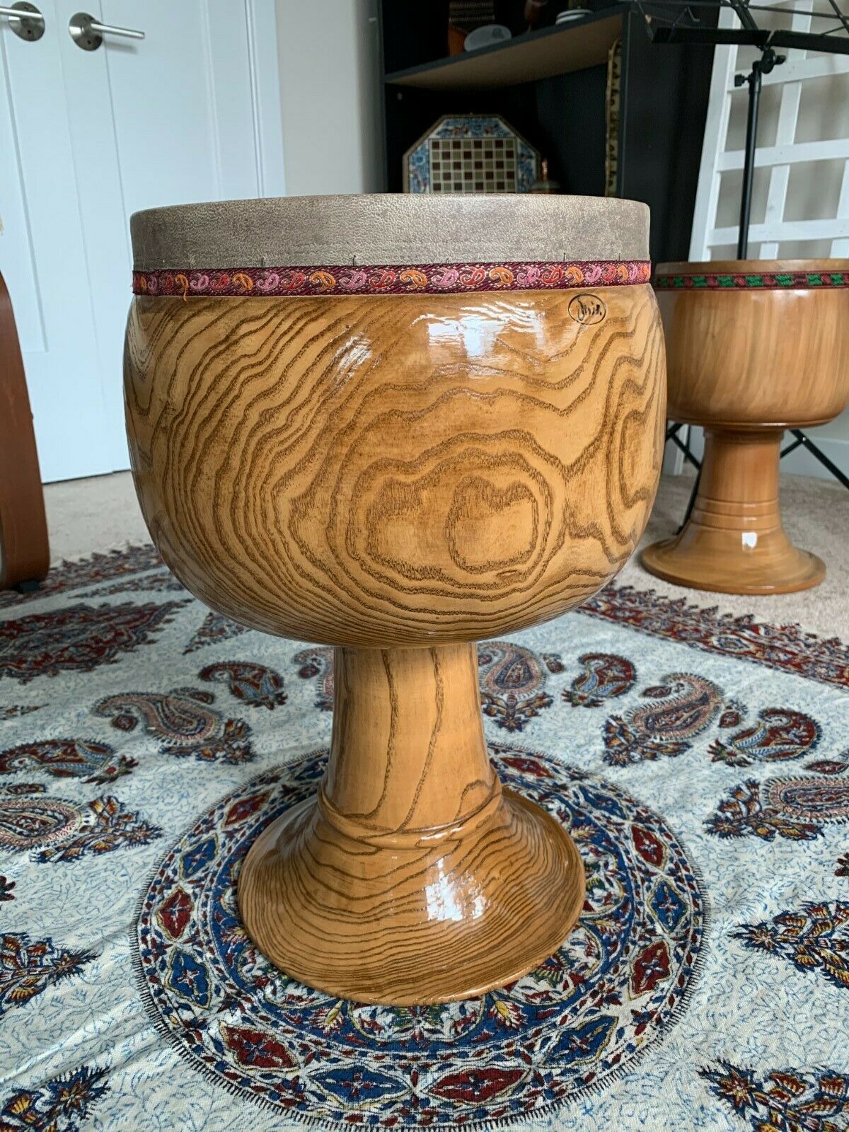 Quality Persian Tonbak Tombak Zarb Drum Made From Walnut Wood And Camel Skin