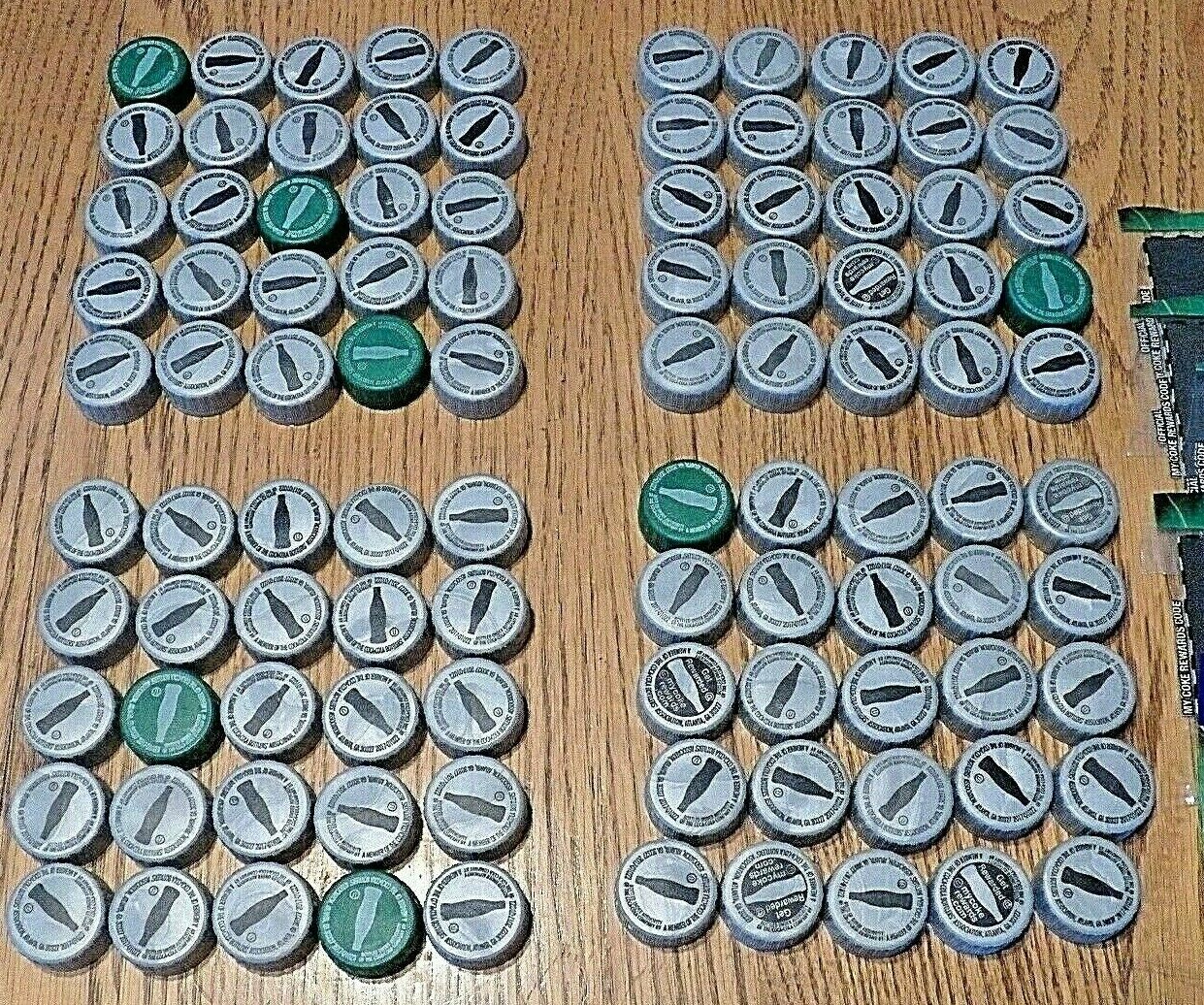 100 Coke Reward Caps And Five 12 Pack Codes